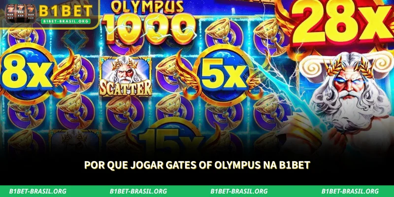 Gates of Olympus na B1Bet: RTP 96,5% e Multiplicadores 3 multiplicadores e emoção fazem de gates of olympus um destaque.
